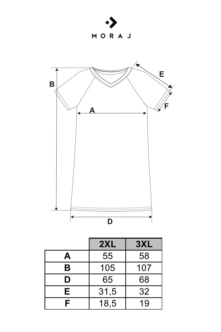 Koszula nocna bambusowa Plus Size z koronkowym dekoltem Koszula nocna bambusowa Plus Size z koronkowym dekoltem