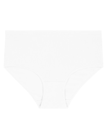 Figi - Damskie majtki bawełniane z wysokim stanem Plus Size 4-pak WIELOKOLOROWY - produkt 5