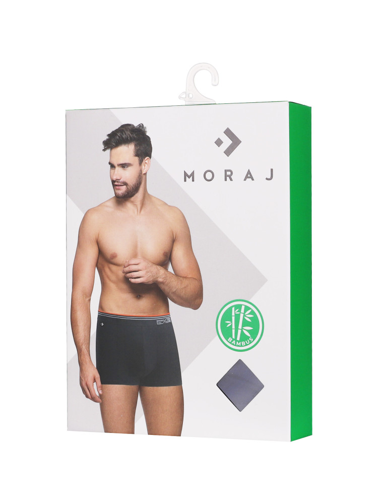 Bokserki dopasowane - Męskie bokserki z wiskozy bambusowej dopasowane 6-pak WIELOKOLOROWY - produkt moraj.pl 4
