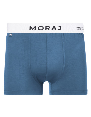 Bokserki dopasowane - Męskie bokserki z wiskozy bambusowej o klasycznym kroju JEANS - produkt 1