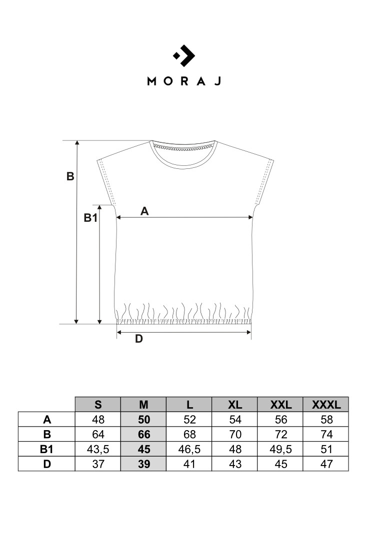 Koszulka damska oversize t-shirt z metalicznym nadrukiem