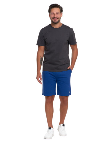 Koszulki, topy, koszule - T-shirt męski bawełniany bez bocznych szwów GRAFIT - produkt 4