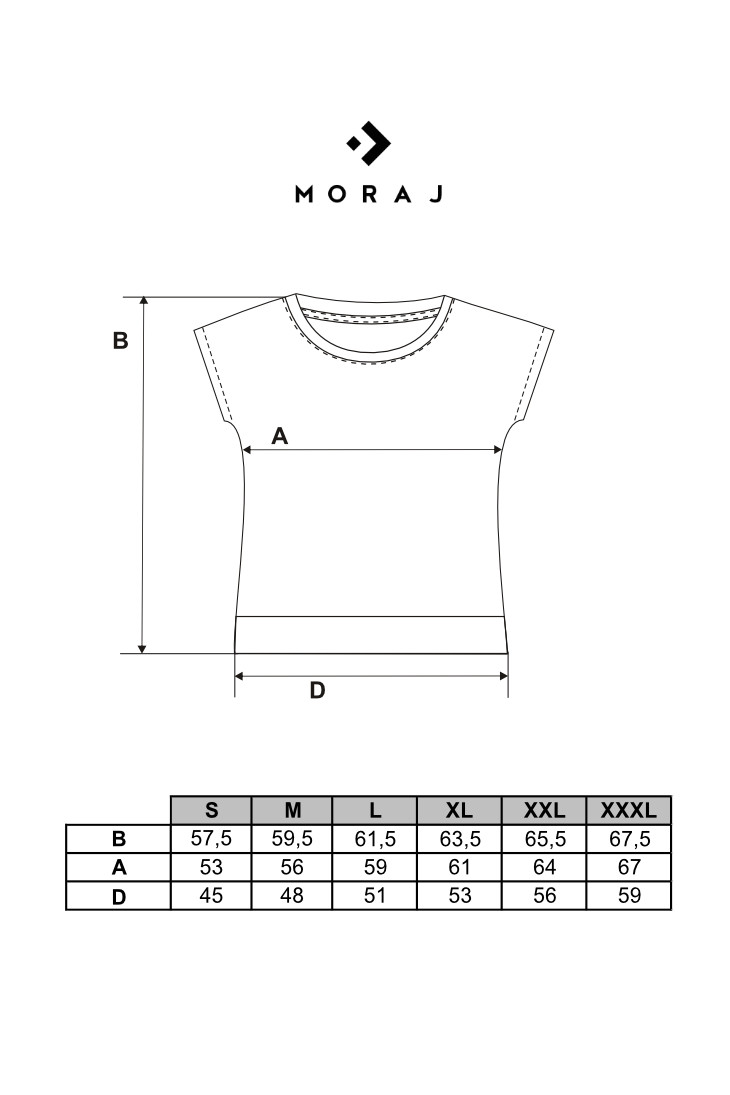 T-shirt damski bawełniany o luźnym fasonie