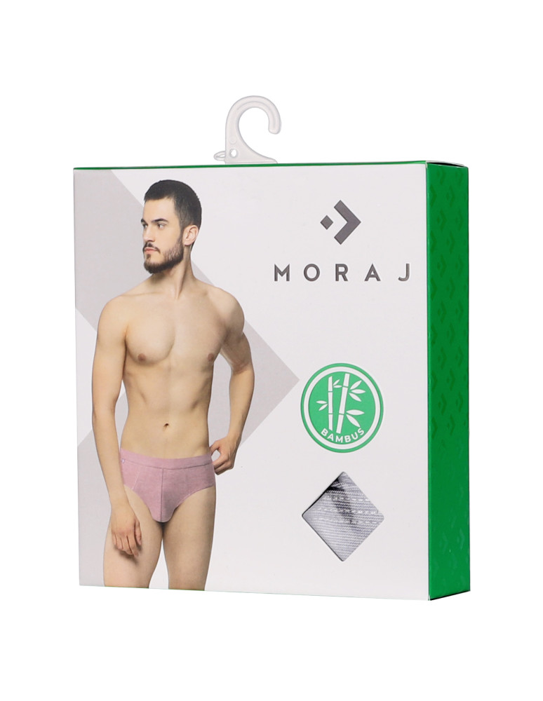 Slipy - Męskie slipy bambusowe bez wzoru 6-pak WIELOKOLOROWY - produkt moraj.pl 5