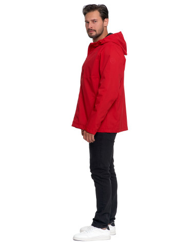 Odzież wierzchnia - Kurtka przejściowa unisex przeciwdeszczowa CZERWONY - produkt 10