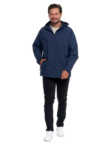 Odzież wierzchnia - Kurtka przejściowa unisex przeciwdeszczowa GRANATOWY - produkt 7