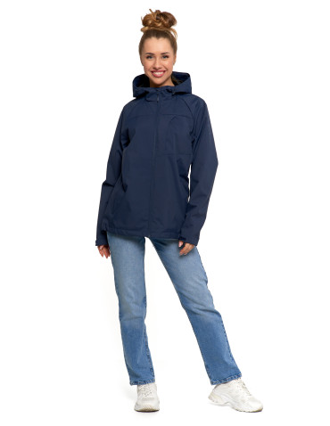 Odzież wierzchnia - Kurtka przejściowa unisex przeciwdeszczowa GRANATOWY - produkt 13