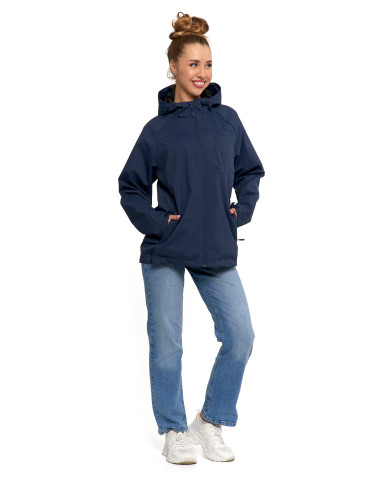 Odzież wierzchnia - Kurtka przejściowa unisex przeciwdeszczowa GRANATOWY - produkt 15