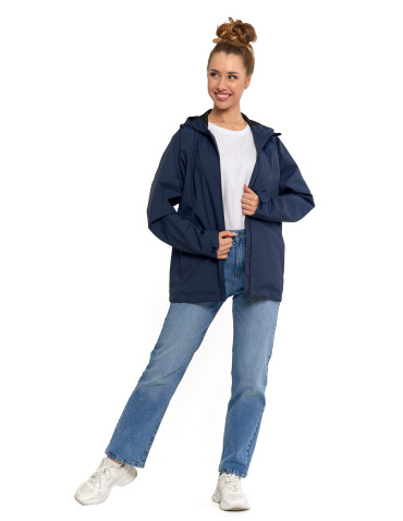Odzież wierzchnia - Kurtka przejściowa unisex przeciwdeszczowa GRANATOWY - produkt 16