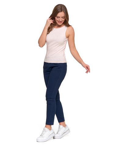 Koszulki i topy - Damska koszulka Tank Top w prążek RÓŻOWY - produkt 3