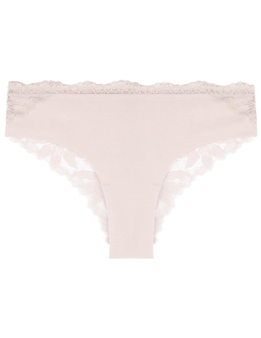 Figi - Majtki bawełniane damskie figi bikini koronkowy tył 6-pak WIELOKOLOROWY - produkt 3