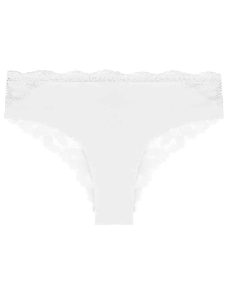 Figi - Majtki bawełniane damskie figi bikini koronkowy tył 6-pak WIELOKOLOROWY - produkt moraj.pl 5