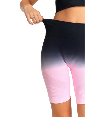 Legginsy - Legginsy bezszwowe damskie kolarki push-up GRAFIT - produkt 9