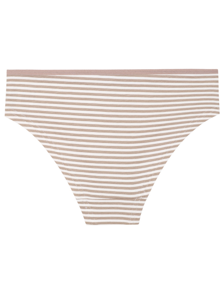 Figi - Damskie majtki figi bikini w paski i jednolite 4-pak WIELOKOLOROWY - produkt moraj.pl 3