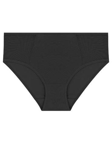 Figi - Majtki damskie figi bikini z siateczką 3-pak WIELOKOLOROWY - produkt 5