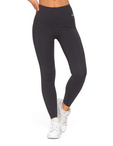 Legginsy - Legginsy damskie z wysokim stanem funkcyjne GRAFIT - produkt 6