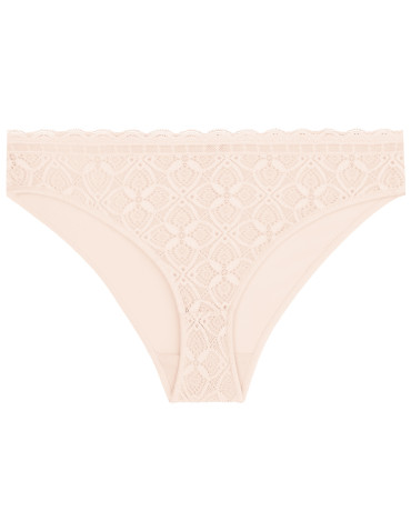Figi - Damskie majtki figi mini bikini w koronkowe wzory 3-pak WIELOKOLOROWY - produkt 2
