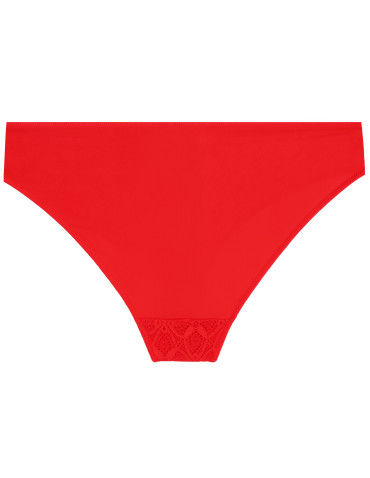 Figi - Damskie majtki figi mini bikini w koronkowe wzory 3-pak WIELOKOLOROWY - produkt 4