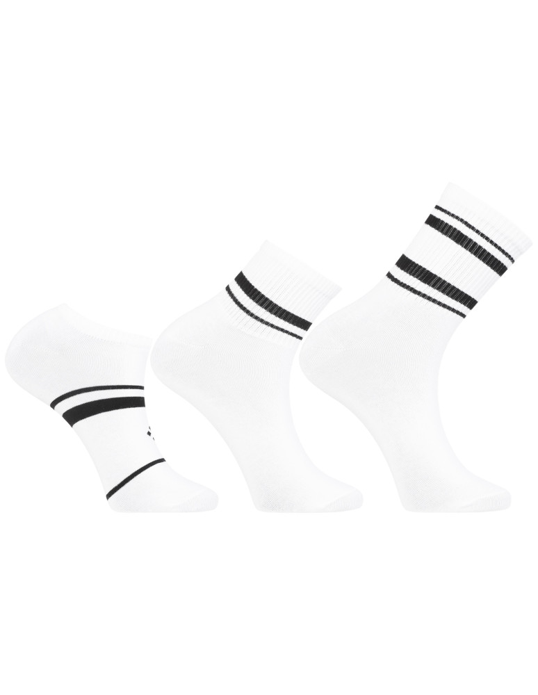 Stopki - Skarpetki bawełniane unisex 3-pak BIAŁY - produkt moraj.pl 1