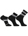Skarpetki bawełniane unisex 3-pak CZARNY