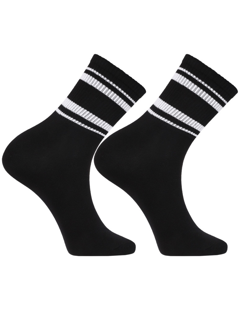 Stopki - Skarpetki bawełniane unisex 3-pak CZARNY - produkt moraj.pl 4