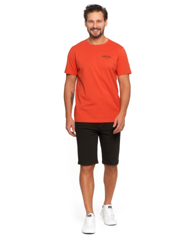 Koszulki, topy, koszule - T-shirt męski bawełniany koszulka z nadrukiem POMARAŃCZOWY - produkt 4