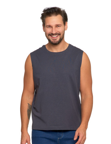 Koszulki, topy, koszule - Koszulka męska tank top bez rękawów bawełniana 3-pak WIELOKOLOROWY - produkt 2