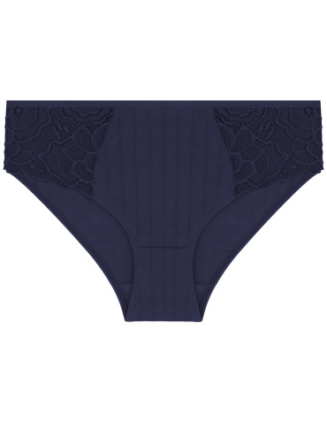 Figi - Majtki damskie figi bikini z koronkowymi wstawkami 6-pak WIELOKOLOROWY - produkt 2