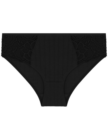 Figi - Majtki damskie figi bikini z koronkowymi wstawkami 6-pak WIELOKOLOROWY - produkt 8