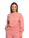 Bluza damska dresowa RÓŻOWY
