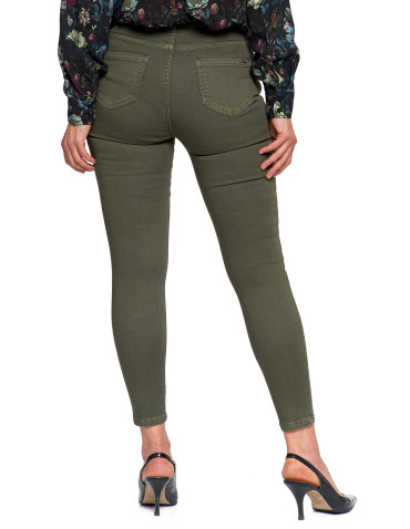 Nowości - Spodnie damskie skinny elastyczne SZARY - produkt 6