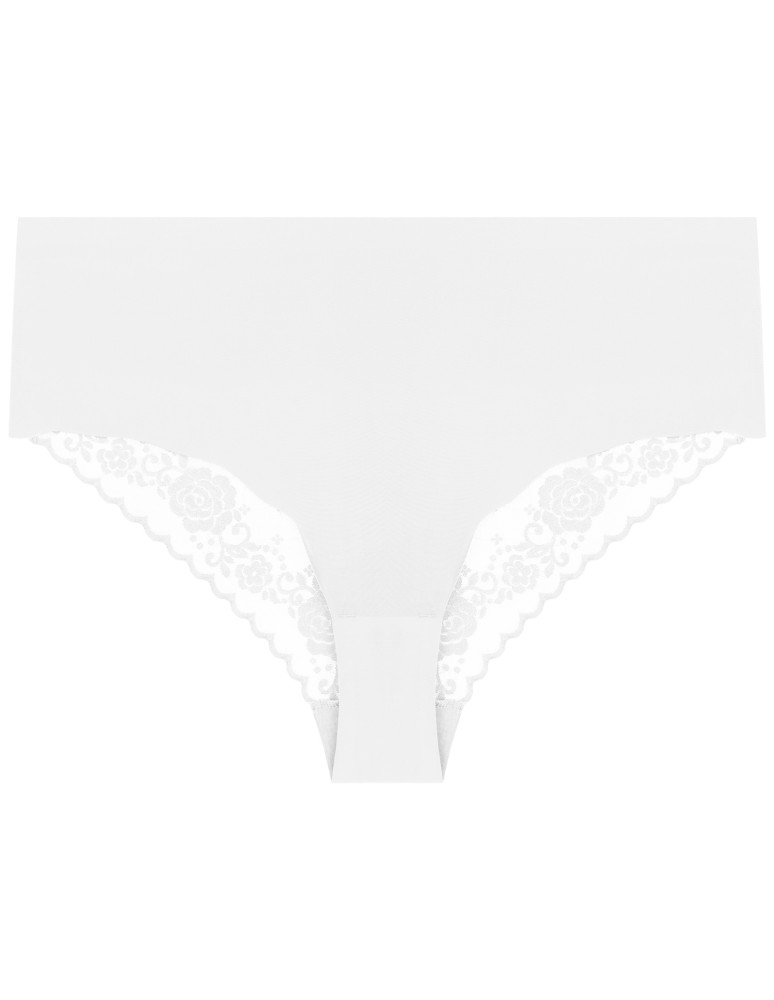 Figi - Majtki damskie figi maxi bikini laserowo cięte koronka 6-pak WIELOKOLOROWY - produkt moraj.pl 4