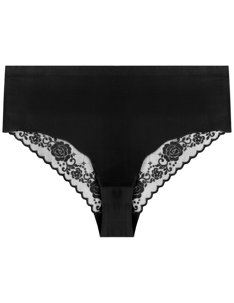 Figi - Majtki damskie figi maxi bikini laserowo cięte koronka 6-pak WIELOKOLOROWY - produkt moraj.pl 5