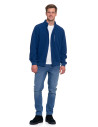 Polar męski zapinany na zamek ze stójką i kieszeniami JEANS