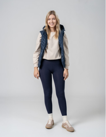 Legginsy - Klasyczne bawełniane legginsy damskie WIELOKOLOROWY - produkt 20