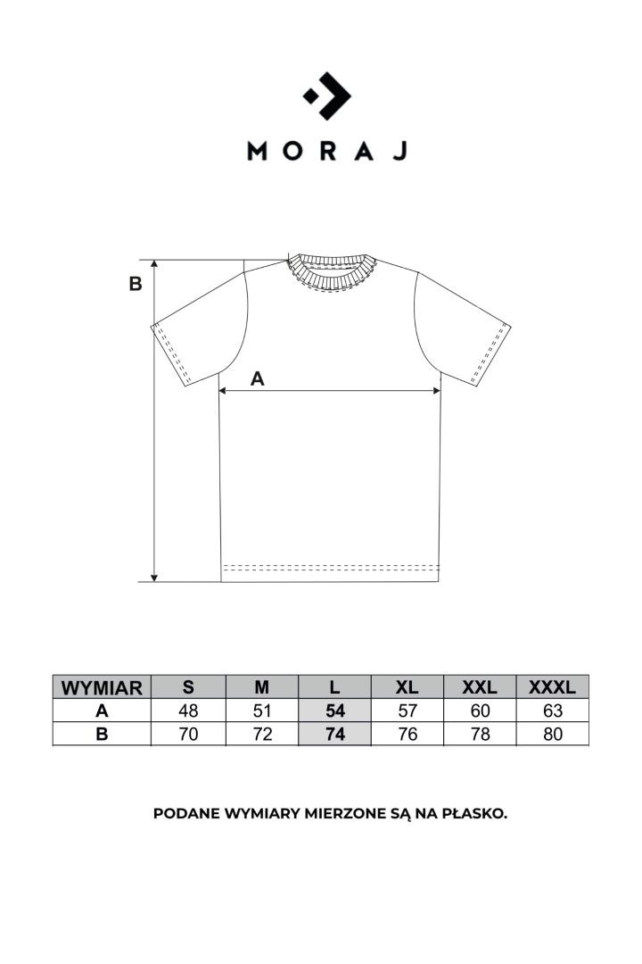 T-shirt męski prążkowany bawełna czesana Premium Line T-shirt męski prążkowany bawełna czesana Premium Line