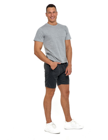 Koszulki, topy, koszule - Koszulka męska bawełniana T-shirt JASNY SZARY - produkt 2