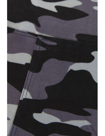 Legginsy - Legginsy damskie 3/4 moro WZÓR 1 - produkt 5