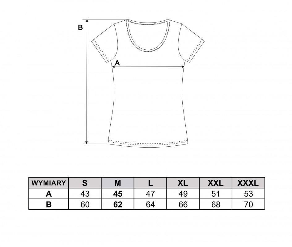 T-shirt damski z nadrukiem
