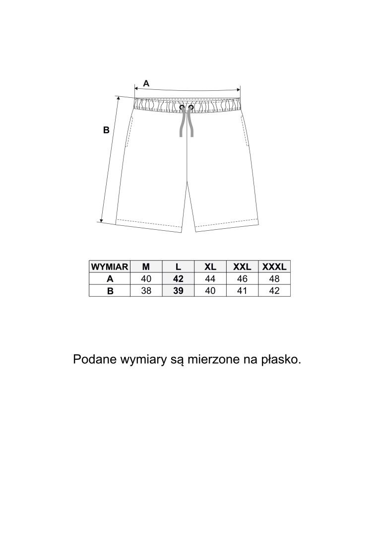 Szorty męskie kotwica