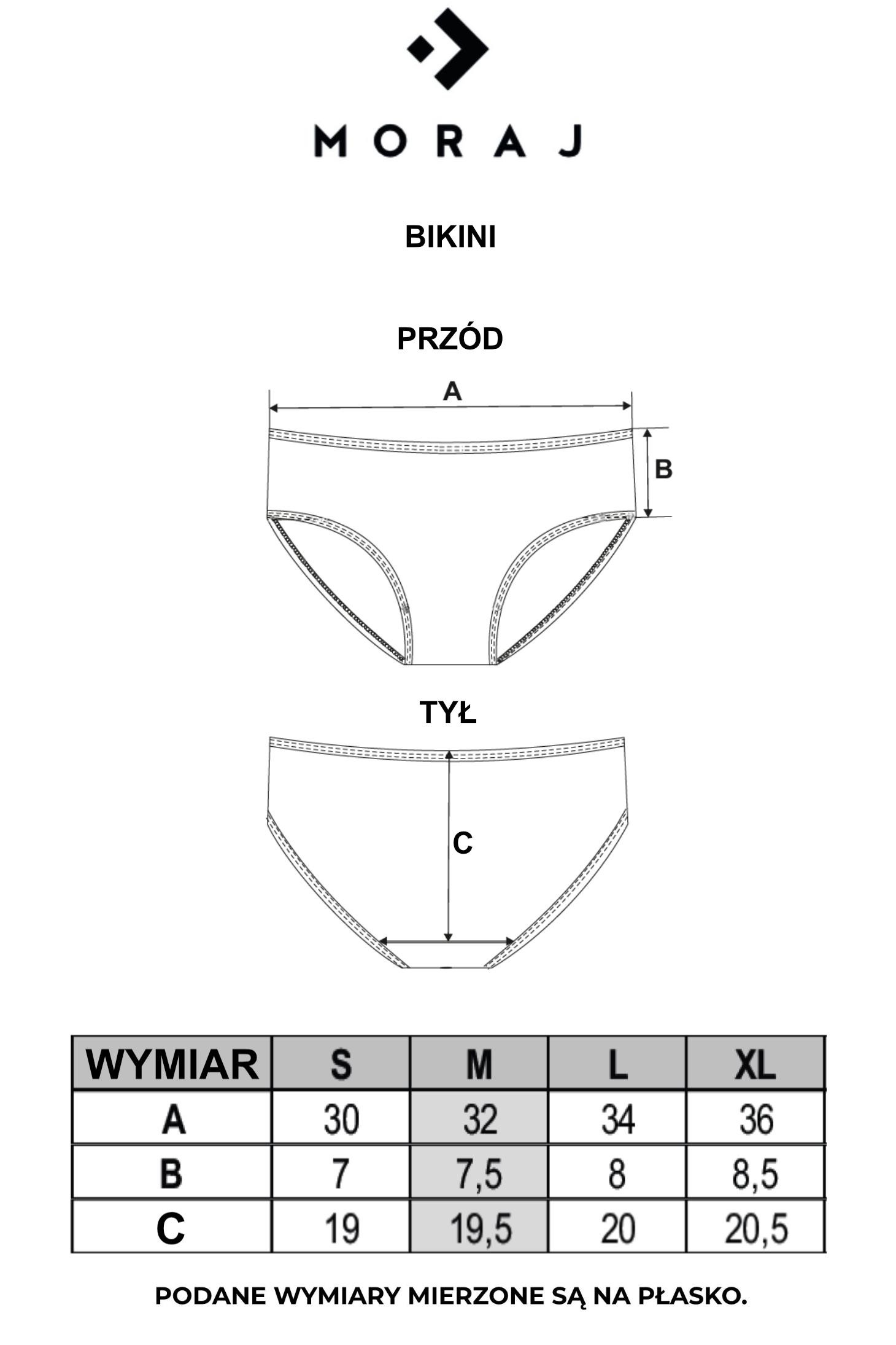 Majtki damskie figi bikini bawełniane z koronką 6-pak Majtki damskie figi bikini bawełniane z koronką 6-pak