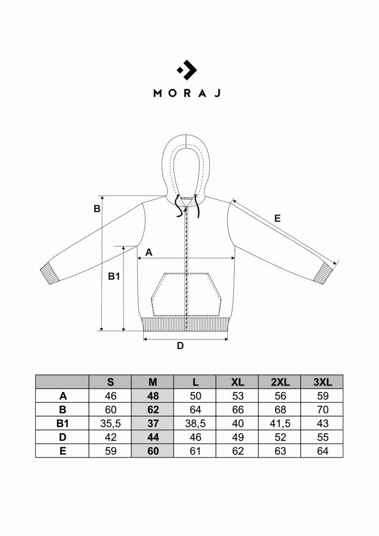 Bluza welurowa rozpinana, na zamek