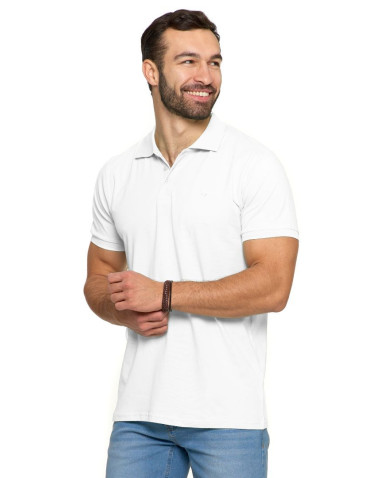 Polo - Koszulka polo męska z bawełny czesanej Premium Line BIAŁY - produkt 2