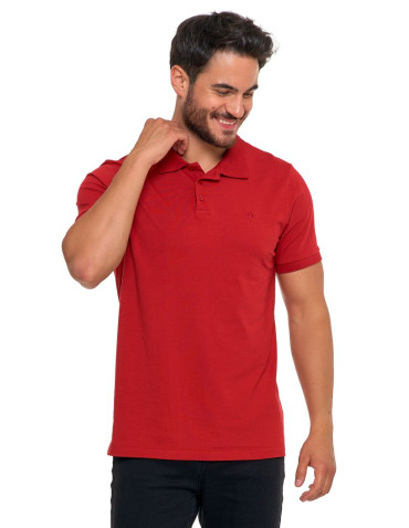 Polo - Koszulka polo męska z bawełny czesanej Premium Line BORDOWY - produkt 3