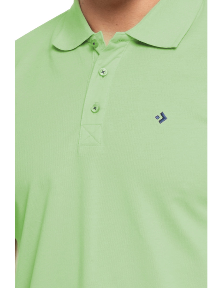 Polo - Koszulka męska polo bawełniana Premium klasyczna ZIELONY - produkt moraj.pl 3