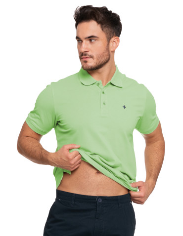 Polo - Koszulka męska polo bawełniana Premium klasyczna ZIELONY - produkt 4