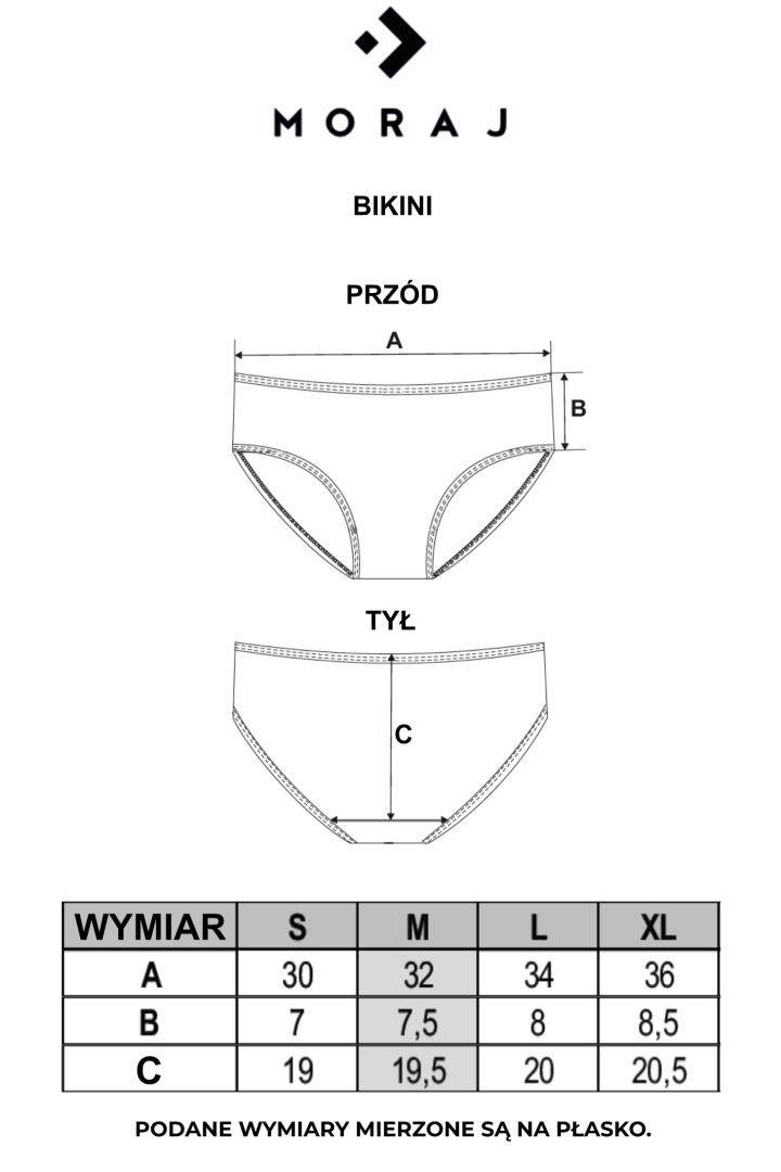 Majtki figi damskie bawełniane z koronkowym tyłem 4-pak
