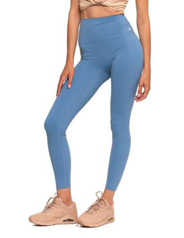 Legginsy - Legginsy damskie sportowe funkcyjne z wysokim stanem JEANS - produkt 3