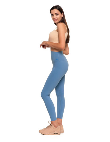 Legginsy - Legginsy damskie sportowe funkcyjne z wysokim stanem JEANS - produkt 7