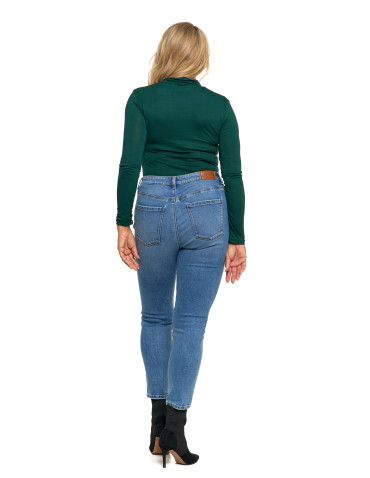 Spodnie - Spodnie jeansy damskie skinny z wysokim stanem JEANS - produkt 3